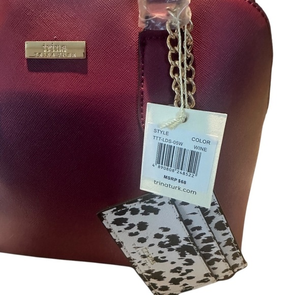 Trina Turk Handbag Satchel Crossbody Strap and Card Case - Picture 4 of 6